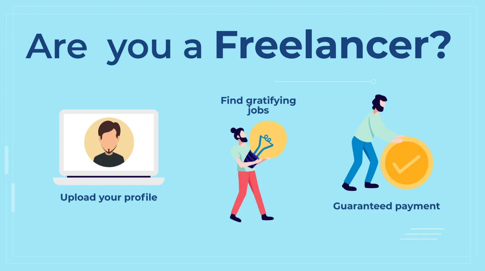 FreelancerMart campaign key visual