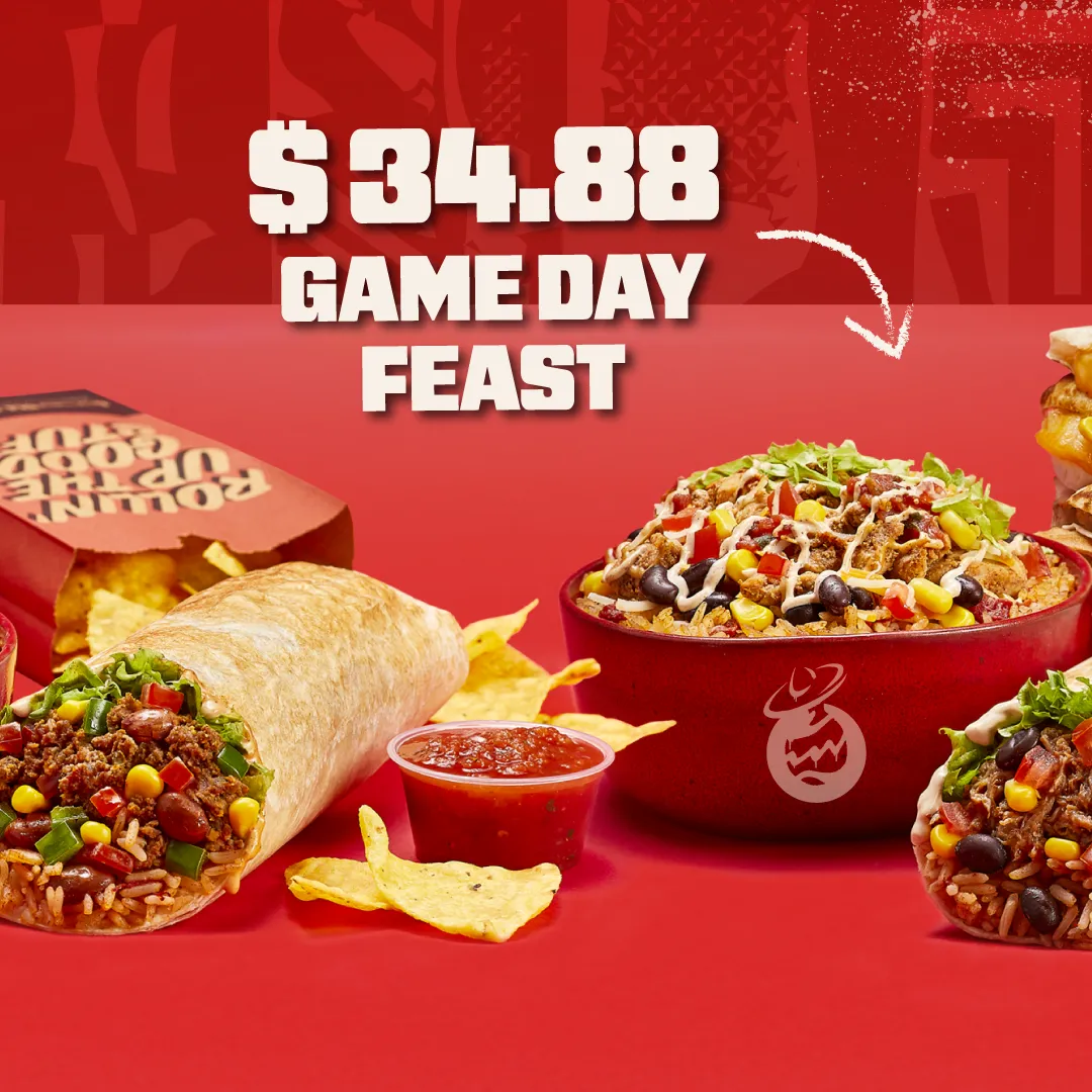 Game Day carousel, $34.88 Game Day Feast
